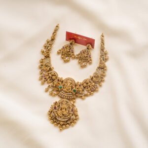 lakshmi grace antique necklace set
