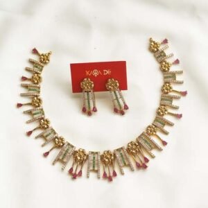 gold plated ruby jewelry by karra de