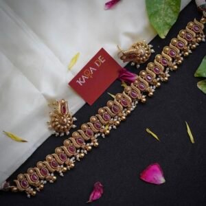 ruby heritage temple choker set