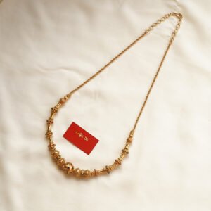 antique bead chain necklace | lightweight traditional jewelry karra de