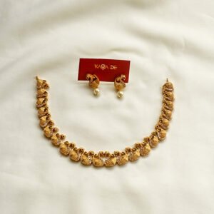 peacock charm heritage necklace set | karra de