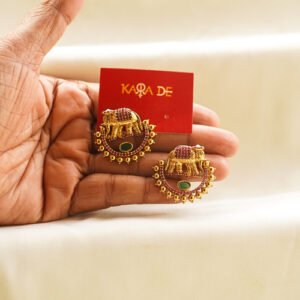 royal elephant heritage earrings | karra de