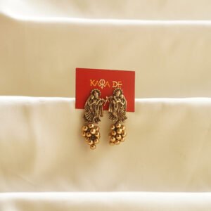 divine krishna temple earrings | karra de