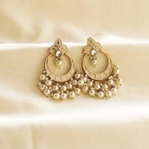 ivory radiance pearl drop earrings | karra de