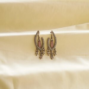 ivory luxe hoop earrings | karra de