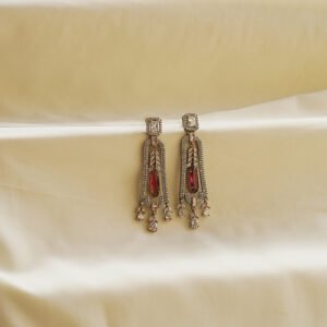 ruby charm earrings | karra de