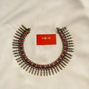 ruby oxidised pendant necklace | karra de oxidised jewellery collection